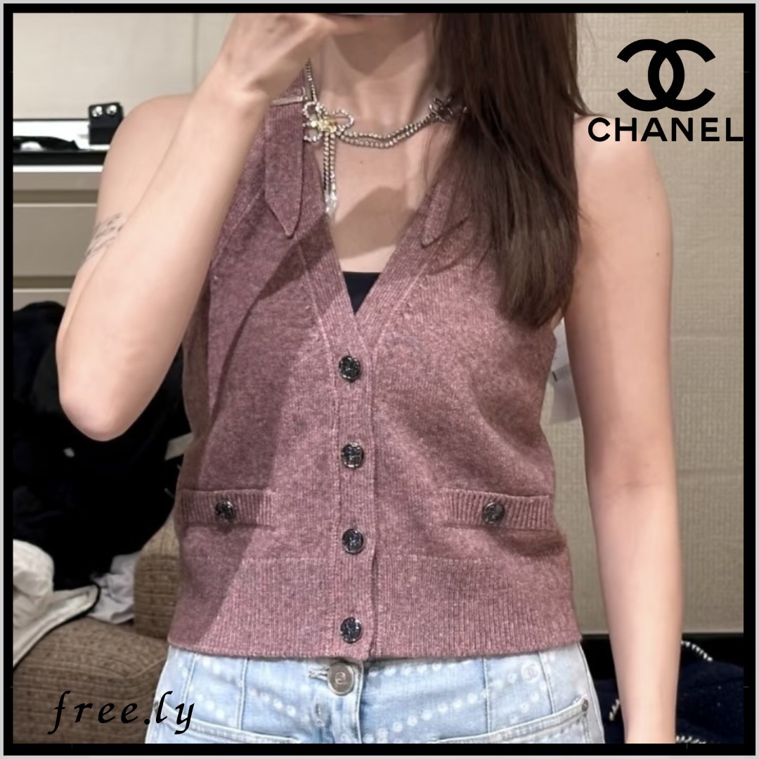 【美シルエットでスタイル抜群♪】CHANEL ベスト