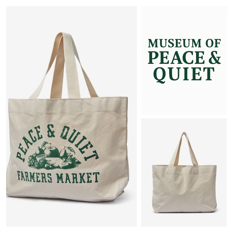 【MUSEUM OF PEACE & QUIET】FARMERS MARKET トート ナチュラル