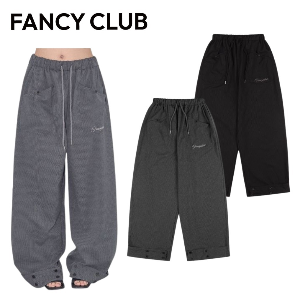 ★FANCY CLUB★ CLASSIC BUTTON BANDING SLACKS