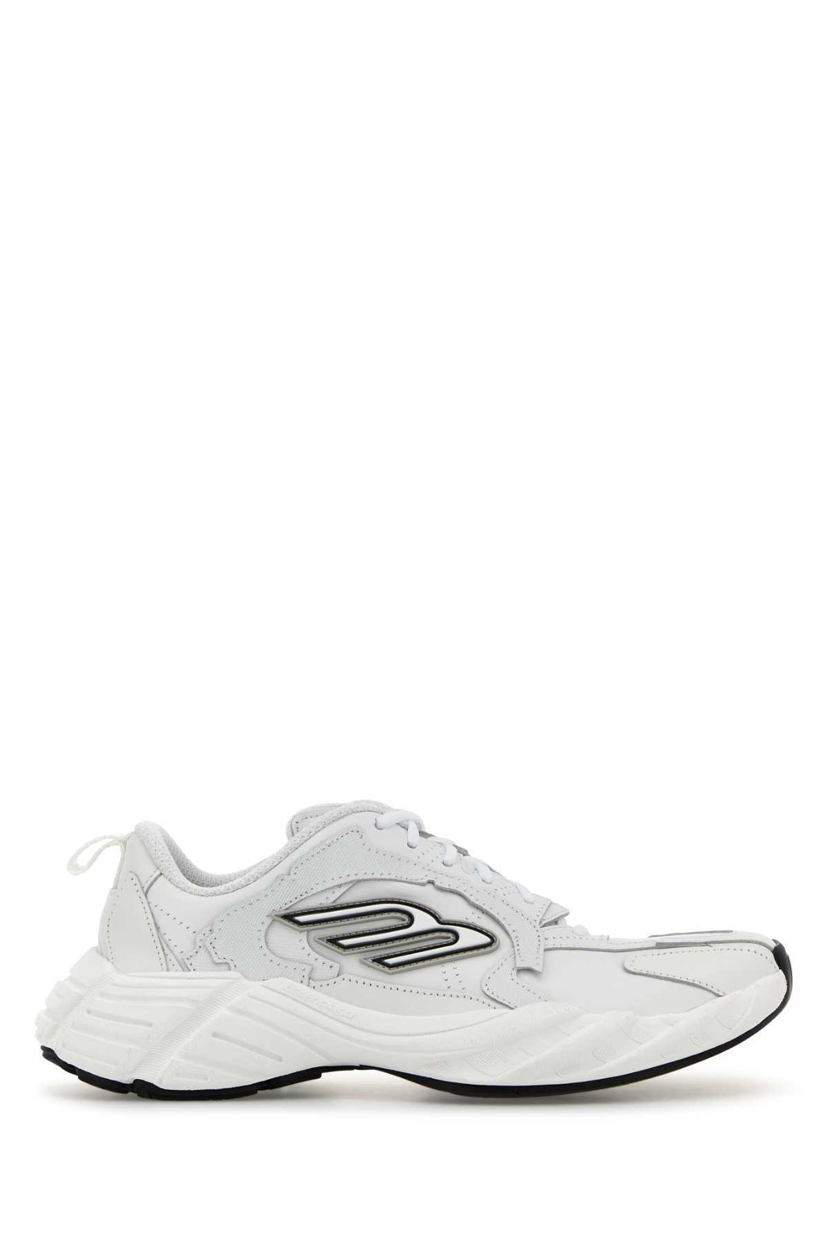 スニーカー BALENCIAGA White Leather Monday Sneakers