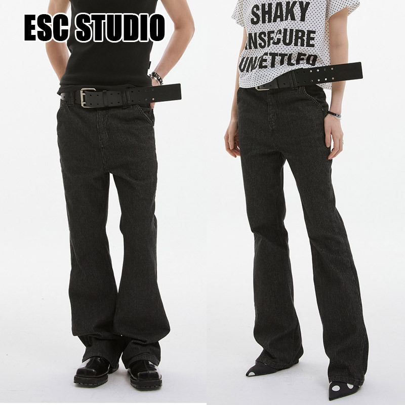 ●ESC STUDIO● attractive bootcut jeans (black) unisex