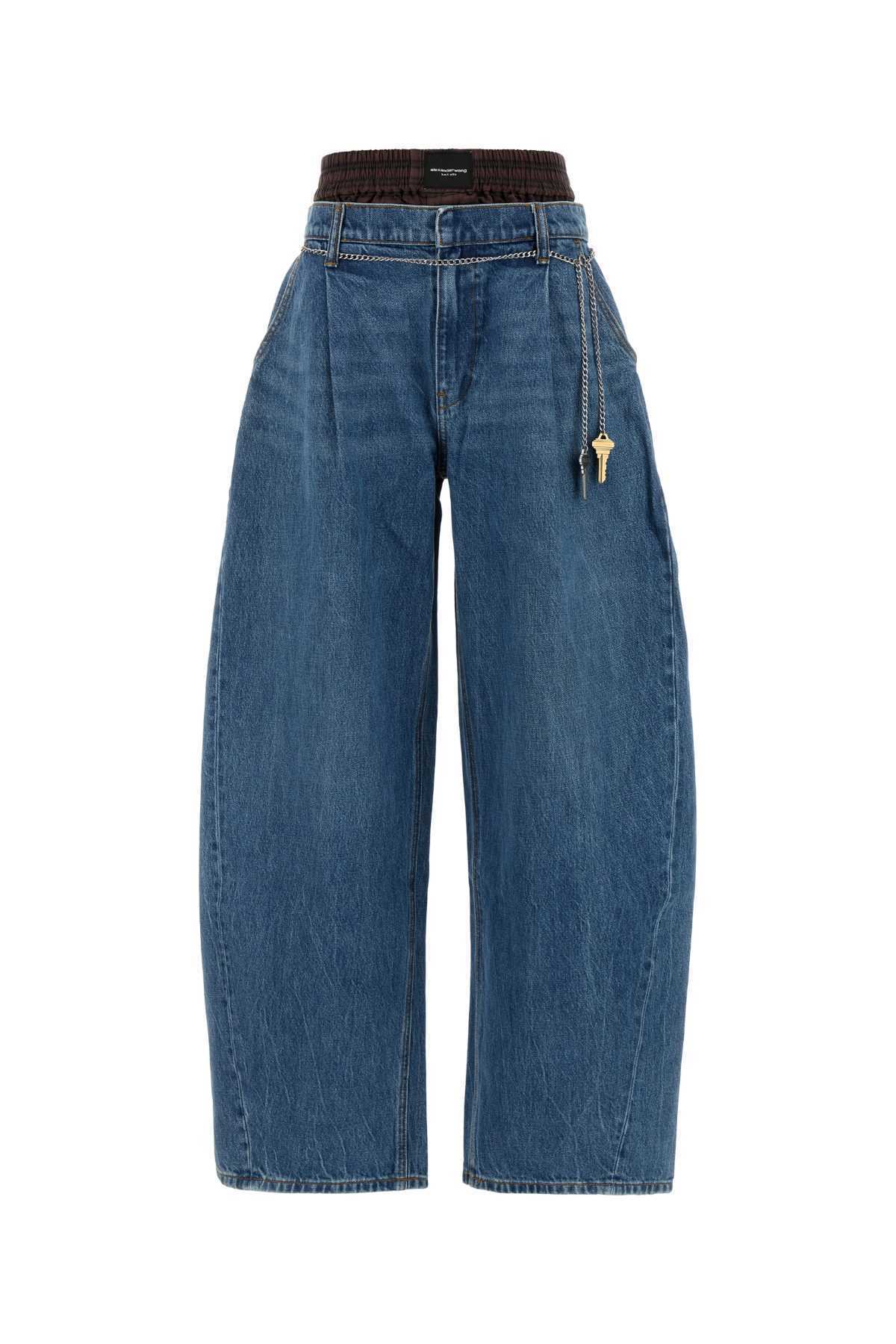 デニム・ジーパン ALEXANDER WANG Denim Wide-Leg Jeans
