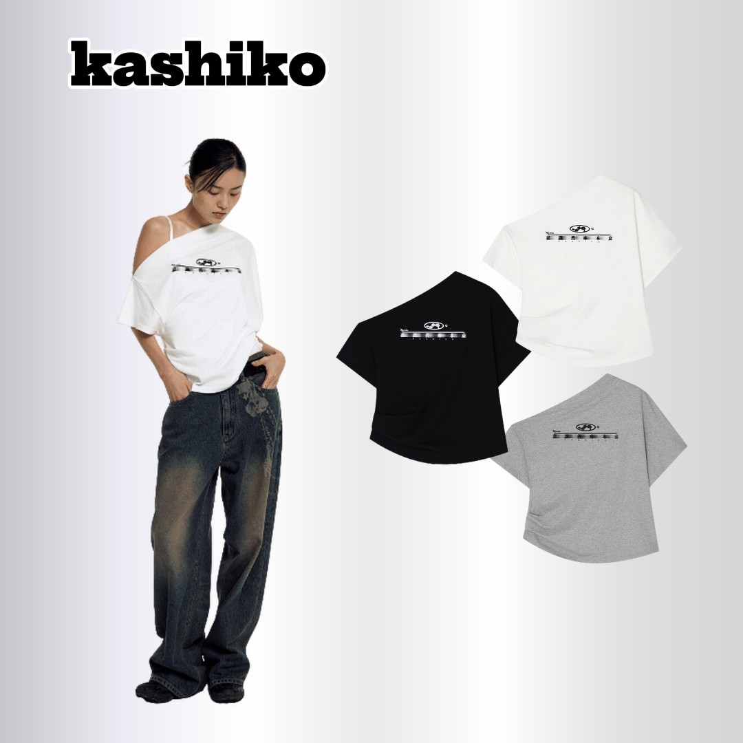 [Kashiko] ★ Zen Button Henley Neck Top