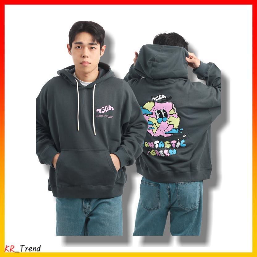 ★MSGM★ファンタスティック グリーン スタジオ フード Tシャツ