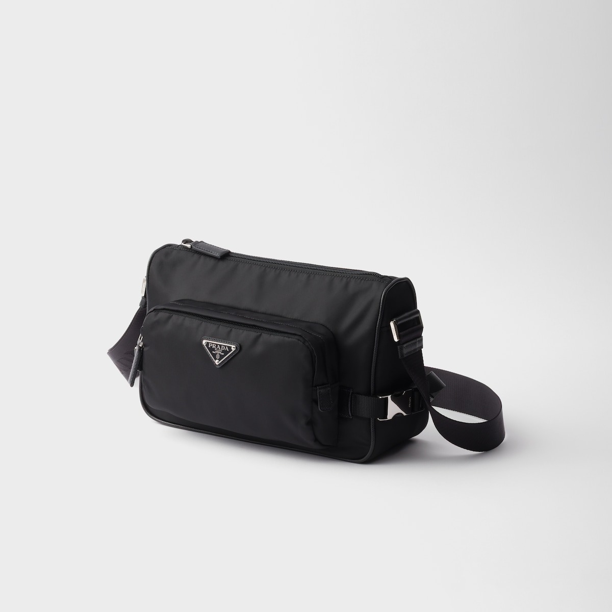 Prada ミディアム ReNylon サフィアーノレザー ショルダーバッグ