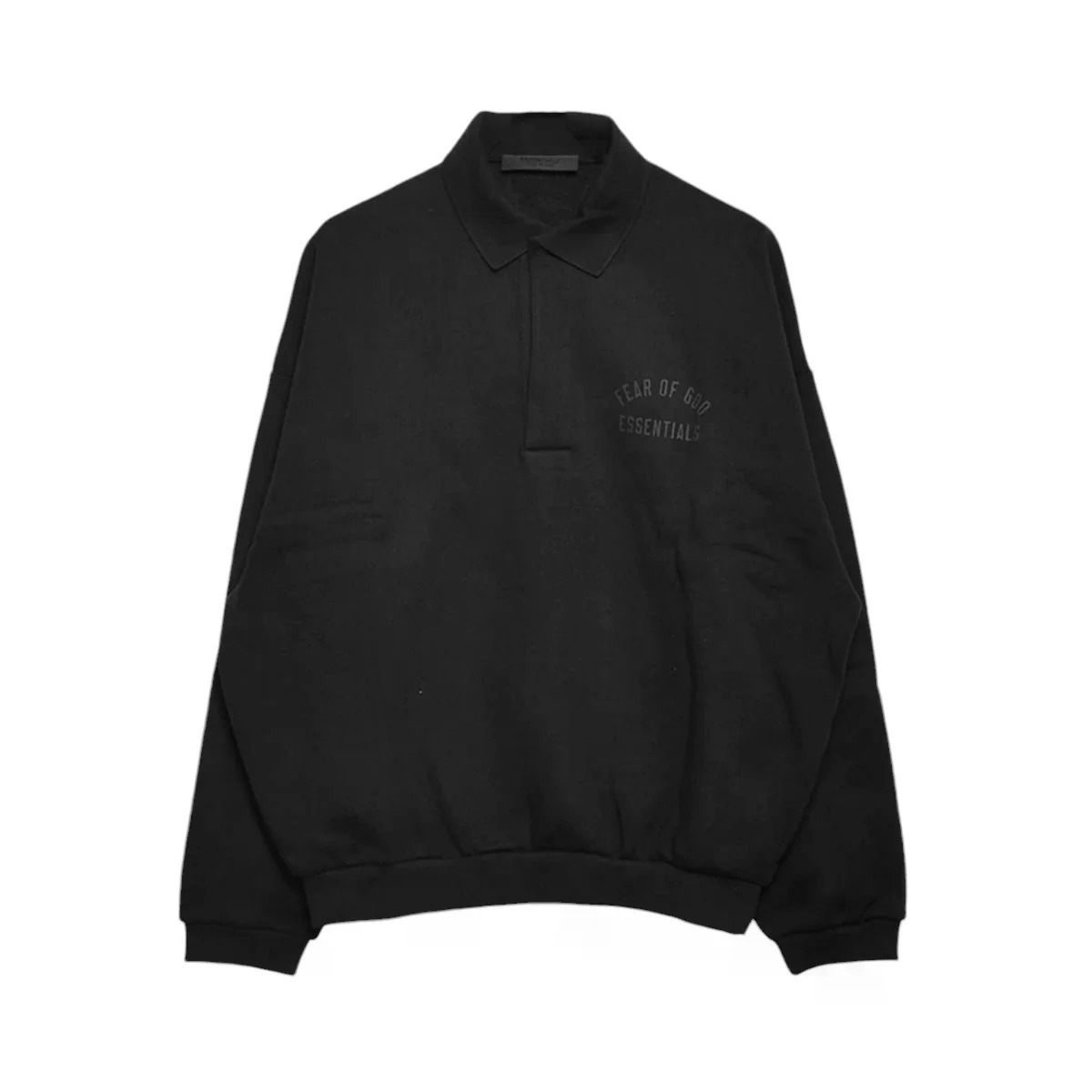 国内発送☆FEAR OF GOD☆FLEECE POLO/BLACK