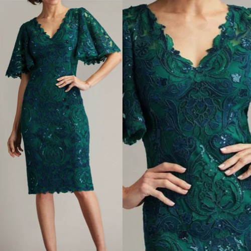 SALE!!TADASHI SHOJI レースカクテルワンピース☆
