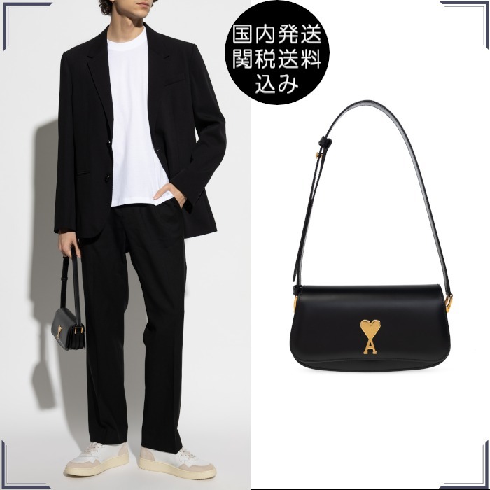 国内発送 関税送料込 AMI PARIS Paris Paris ショルダーバッグ