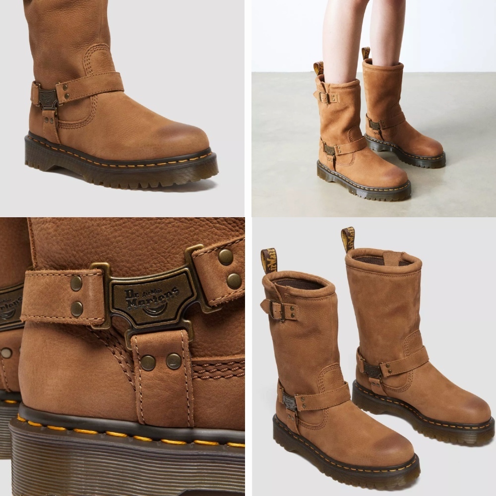 【Dr Martens】ANISTONE HIバイカーブーツ