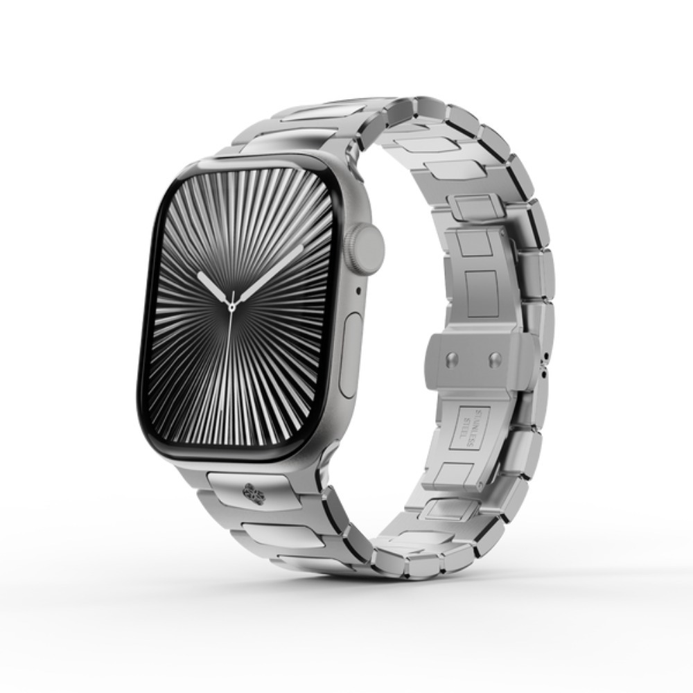 【GOLDEN CONCEPT】Apple Watch ストラップ 45/46/49mm シルバー