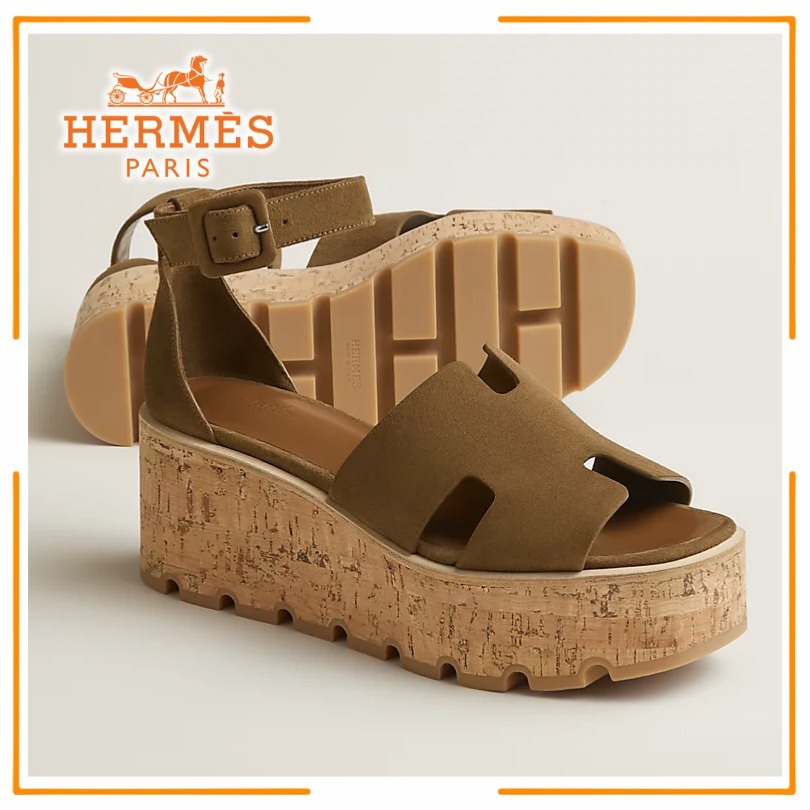上質な夏の足元【HERMES】Luce30 厚底サンダル