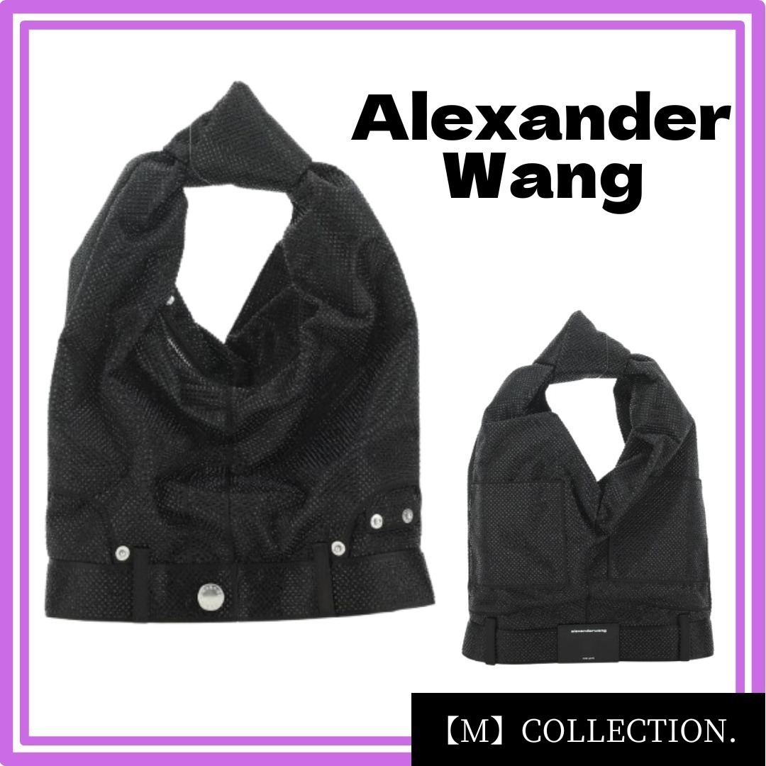 Alexander Wang ロゴパッチ ボタンディテールバッグ