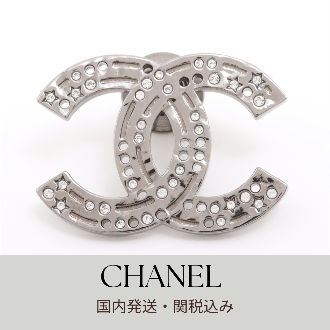 ［VINTAGE] CHANEL ココマーク B24K ブローチ★ABランク