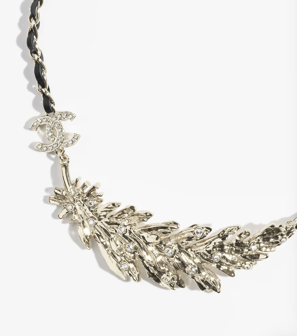 《首元のアクセントに♪》CHANEL ネックレス リーフ