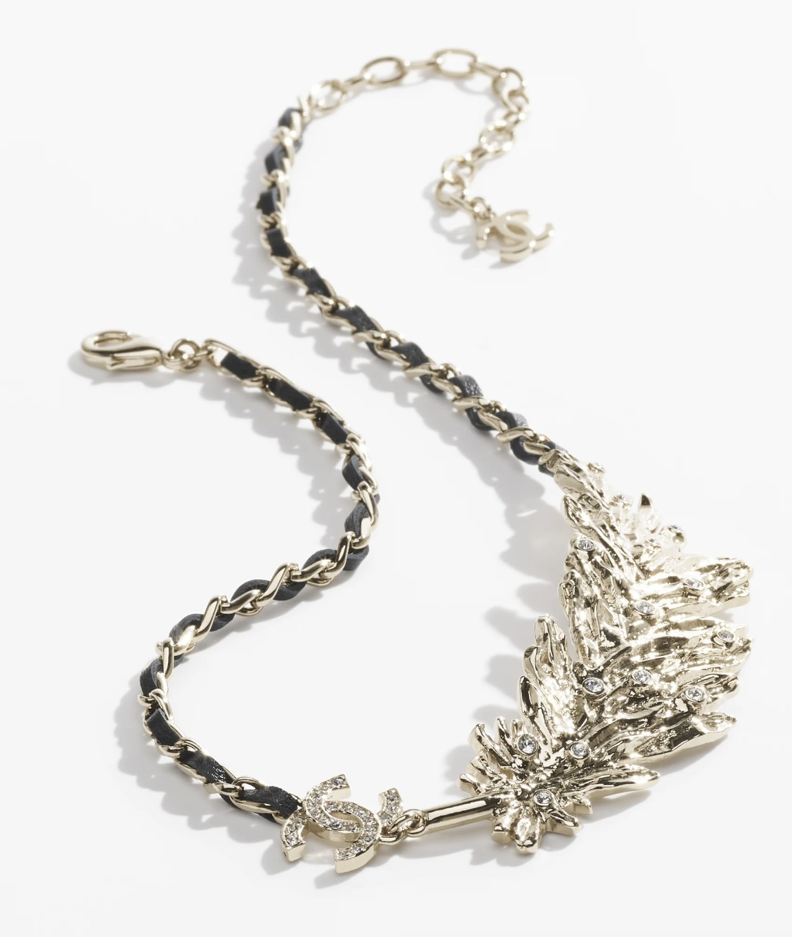 《首元のアクセントに♪》CHANEL ネックレス リーフ
