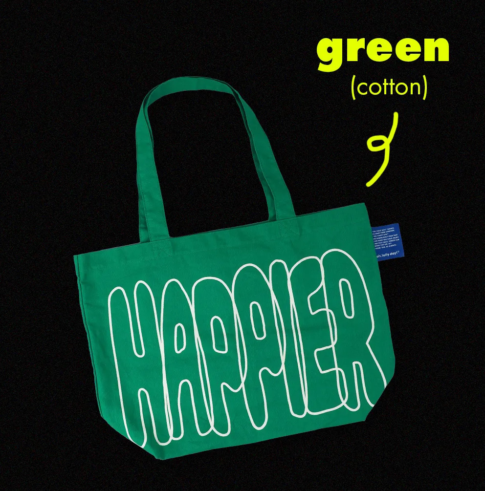 《韓国 oh,lolly day!》Happier big bag 3色 人気 お洒落