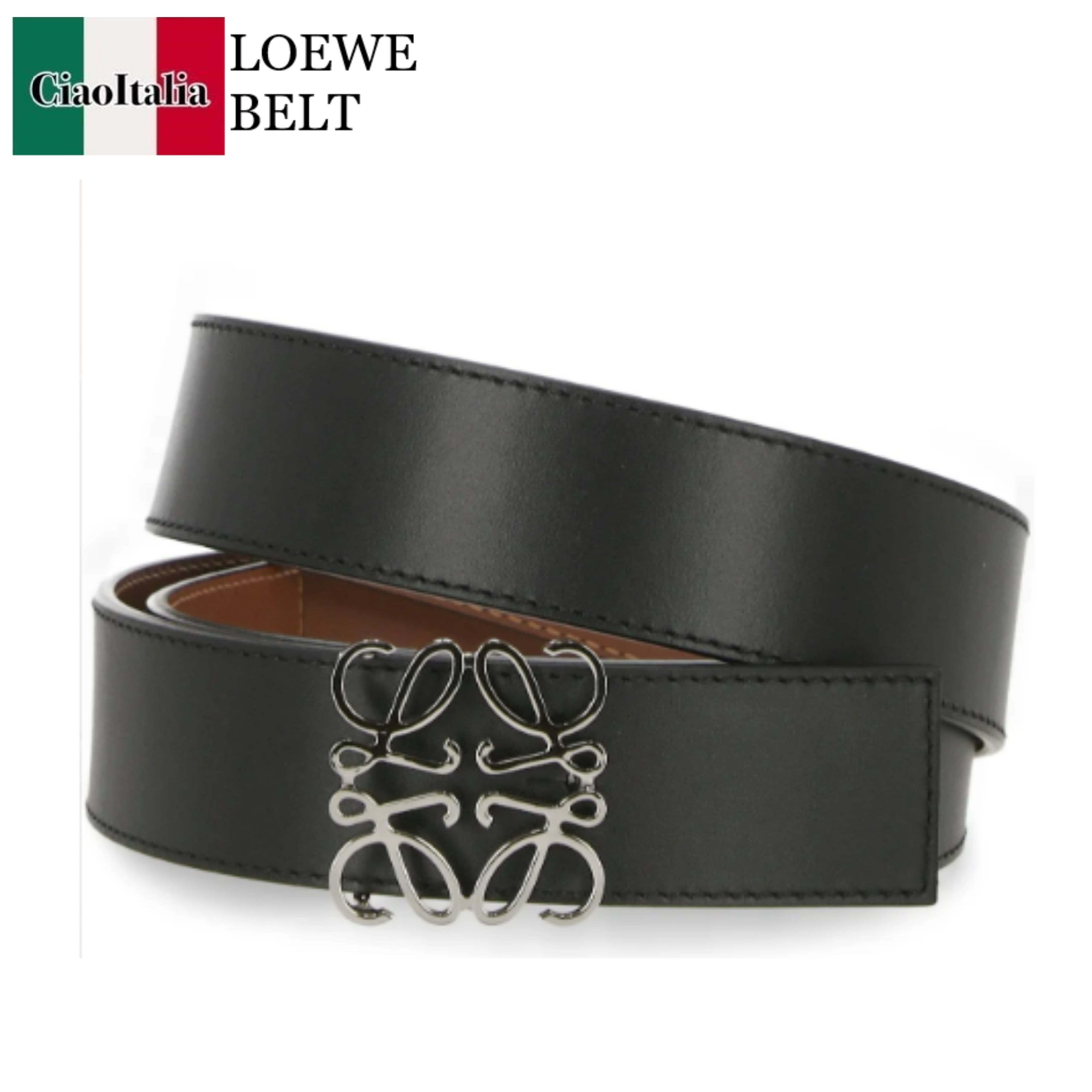 ベルト Loewe Loewe Cintura Anagram In Pelle
