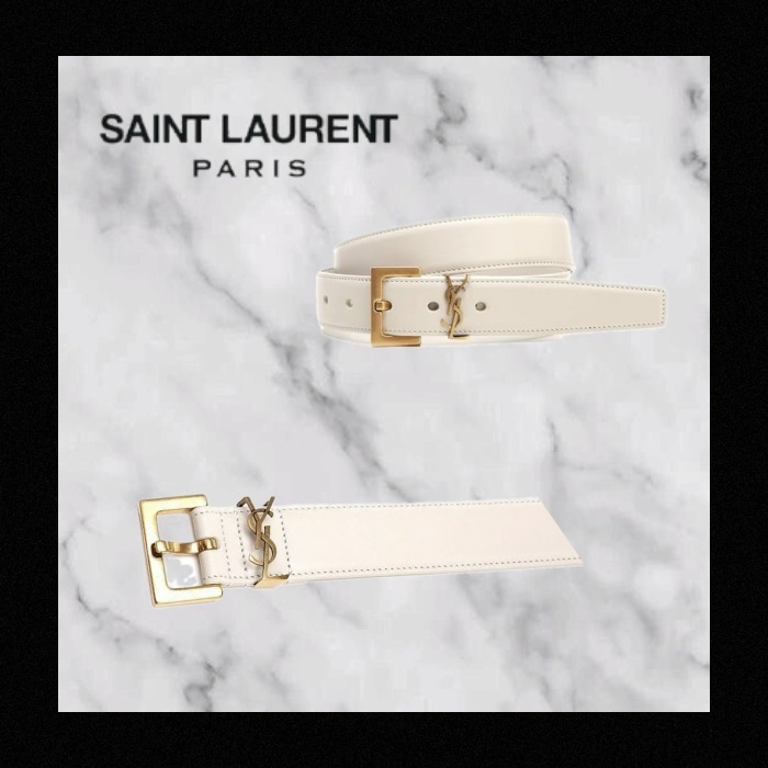 SAINT LAURENT レザーベルト