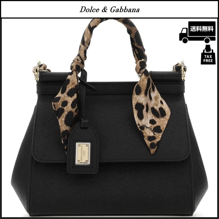 【Dolce & Gabbana】Sicily スカーフ巻き ハンドバッグ