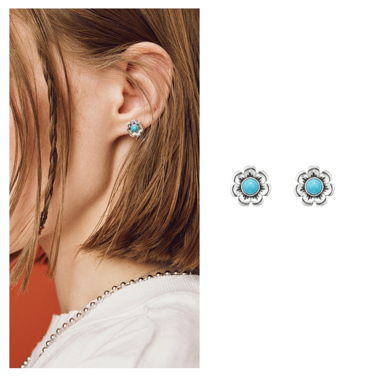 ピアス Numbering Western Flower Earrings #8271 5BSA105