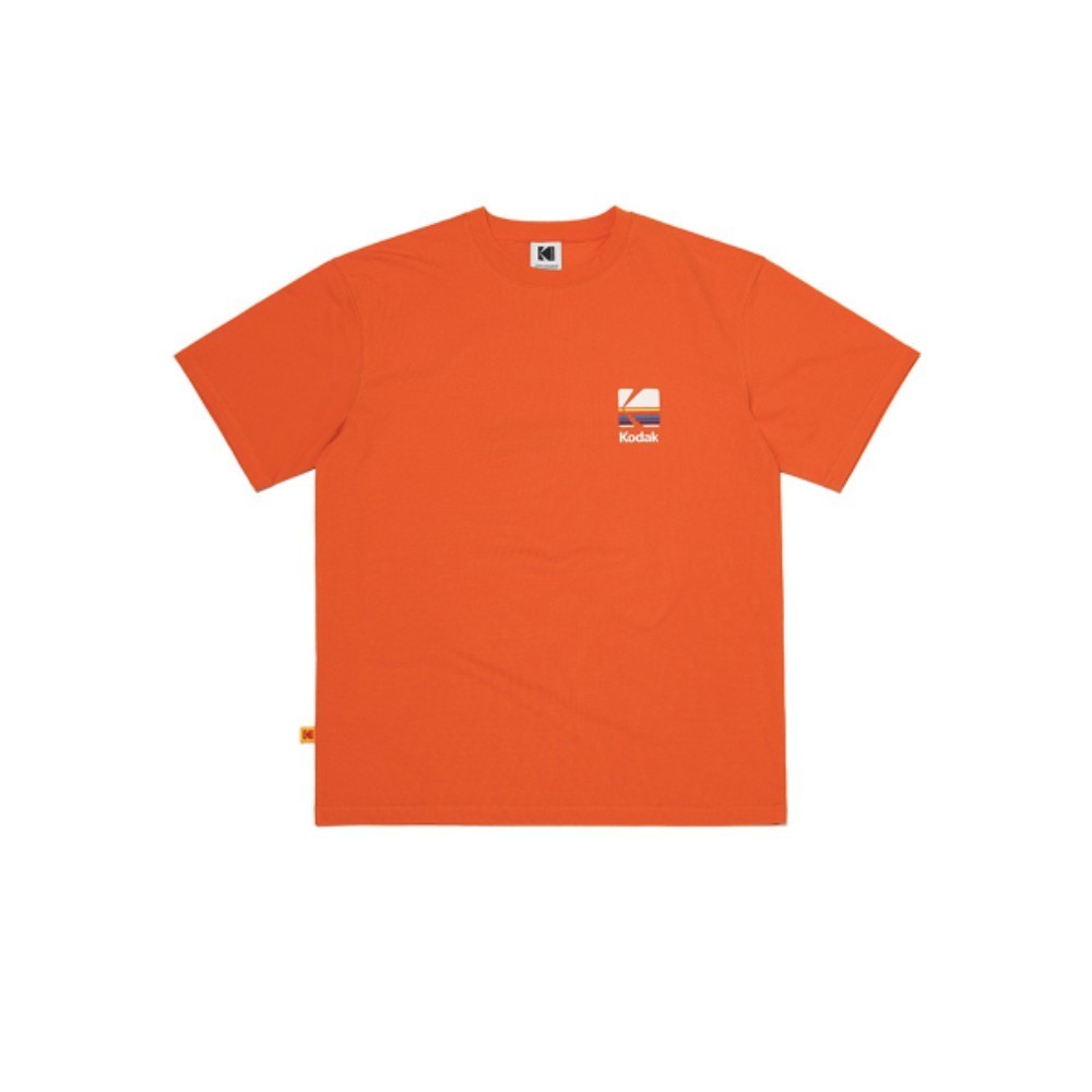★KODAK★ Sorona Rainbow Short Sleeve T-shirt ORANGE