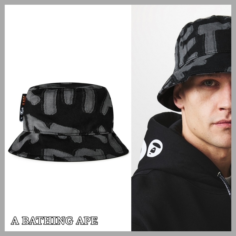 【AAPE by A BATHING APE】プリント バケットハット