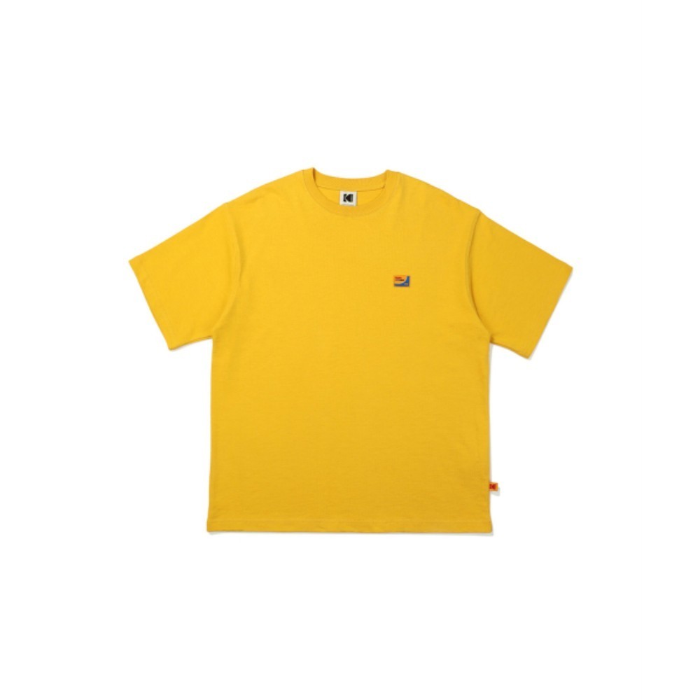 ★KODAK★ Film graphic semi-overfit short sleeve t-shirt YEL