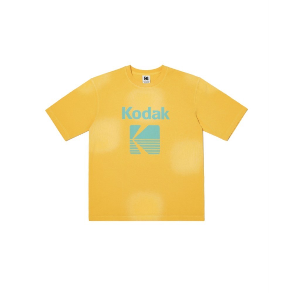 ★KODAK★ Color Eye Semi-Overfit Short Sleeve T-Shirt YELLOW