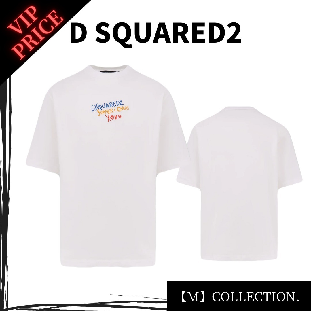 ☆★VIP価格★☆『Dsquared2』サマーラバーズ コットンTシャツ