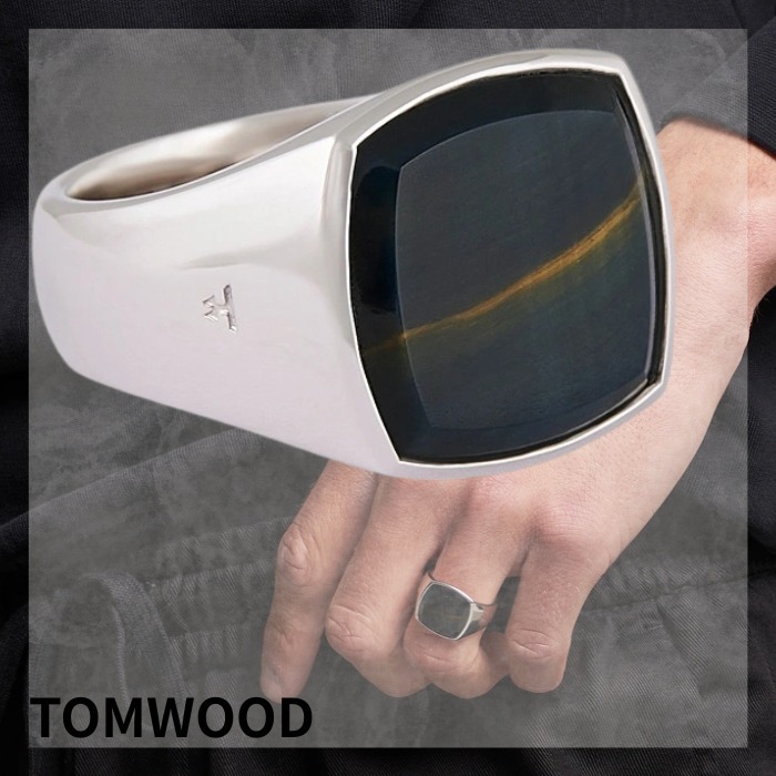 《日常の贅沢》【TOMWOOD】クッションブルーホークアイリング