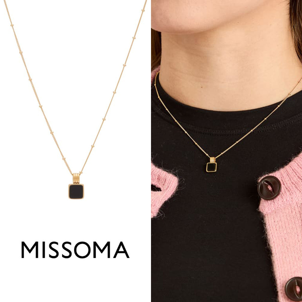 関税・送料込み!【国内発送】Missoma Square ネックレス