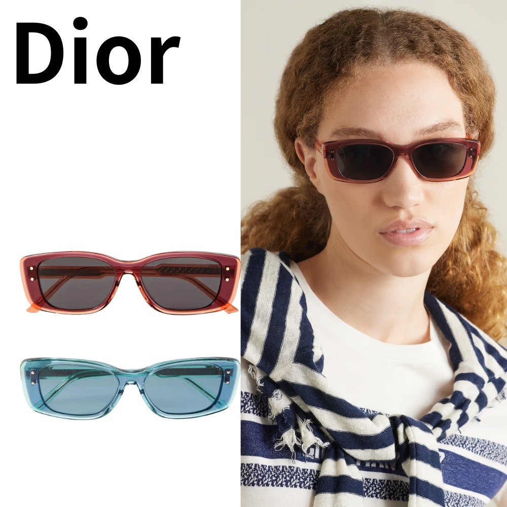 Dior /ディオール/レクタンギュラーフレームサングラス