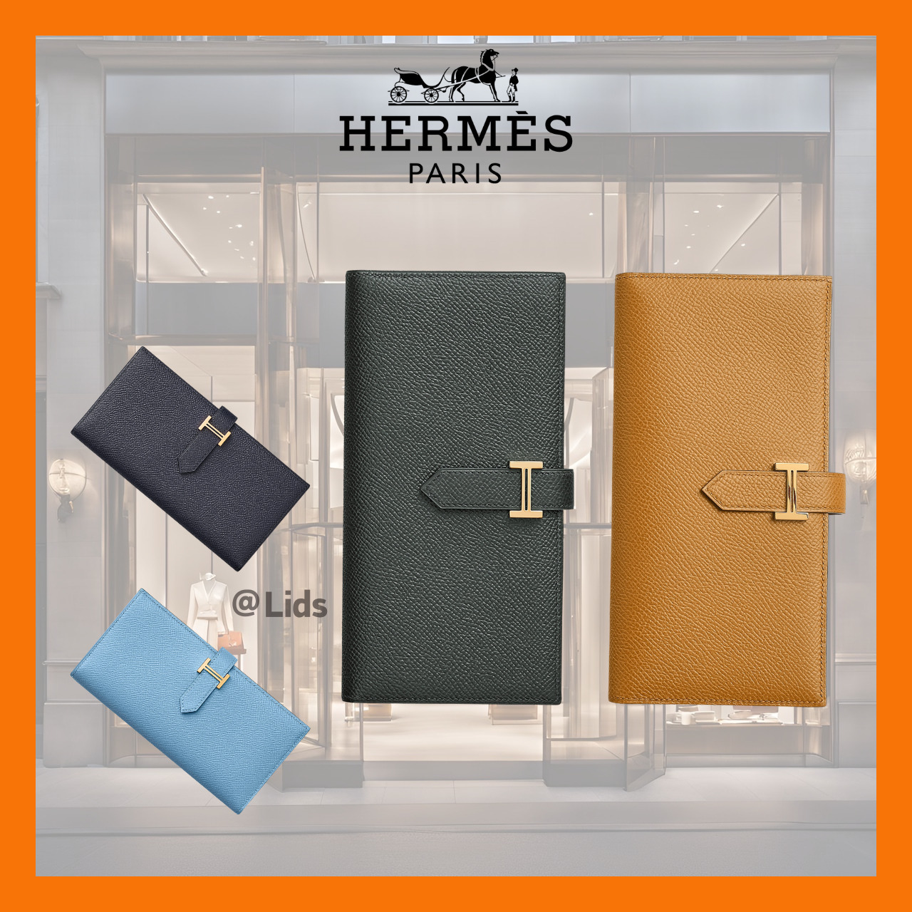 【大人の気品を手元に添えて】HERMES ベアン スフレ ウォレット