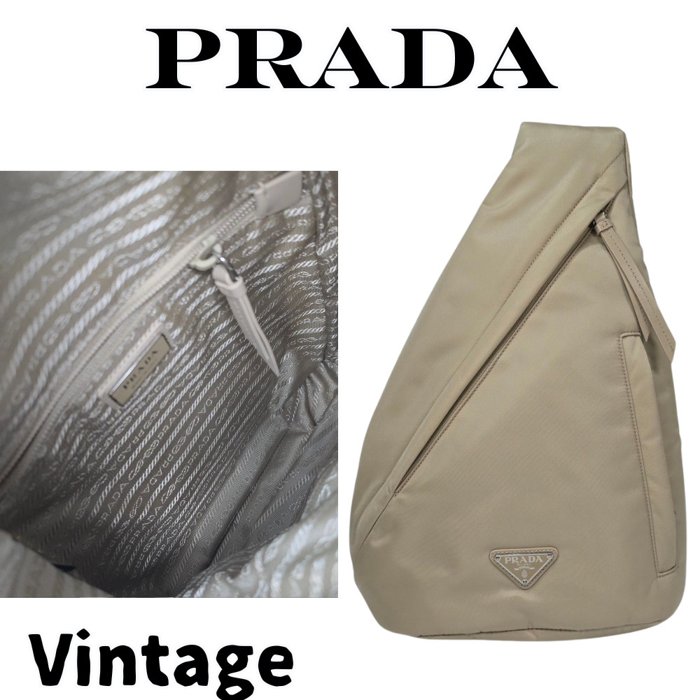 【ヴィンテージ】Rank:A☆PRADA リナイロン スリングバック