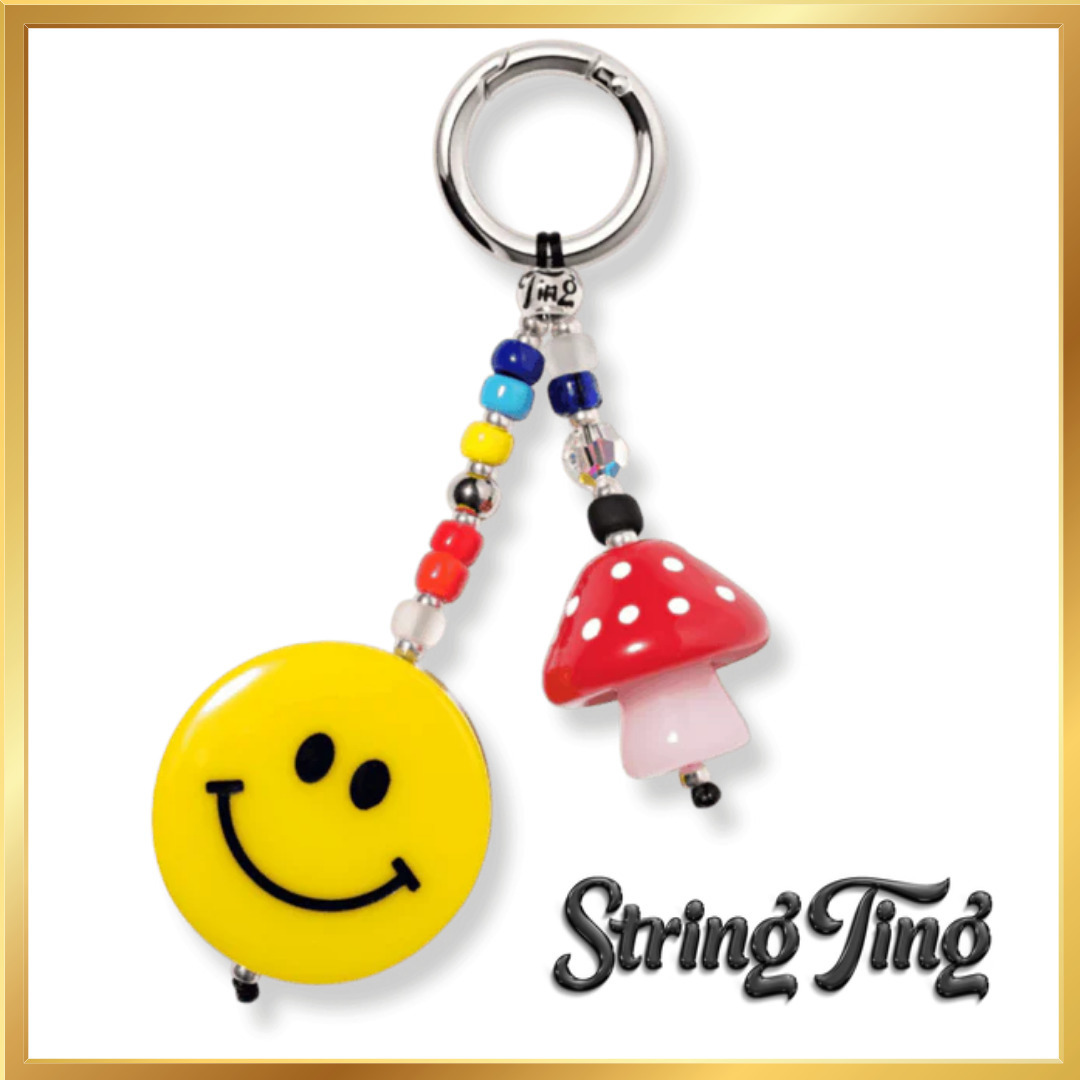 【String Ting】ハッピーシュルーミーバッグチャーム