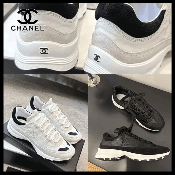 【足元のポイントに☆履きやすさも◎】CHANEL スニーカー CCロゴ