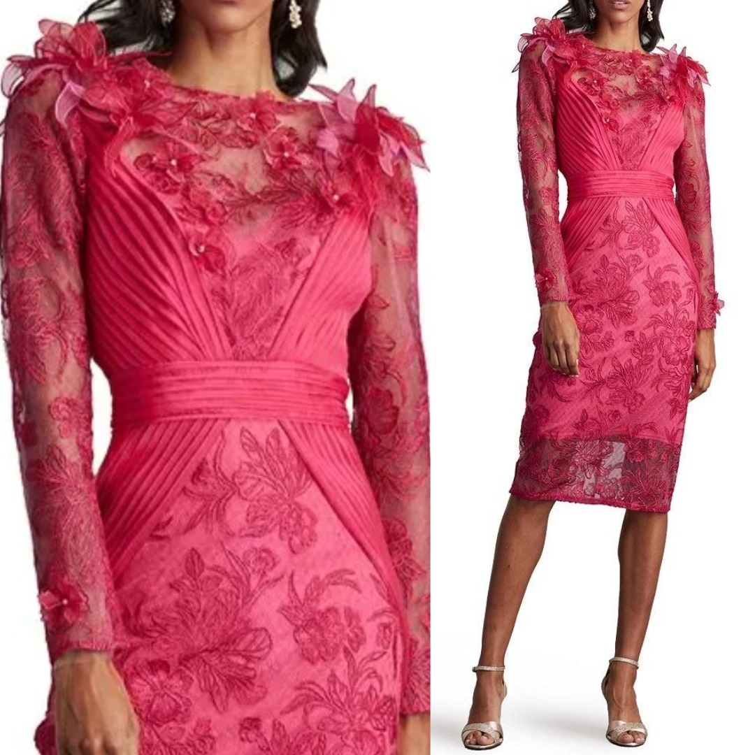 【TADASHI SHOJI】関税込★レースミディドレス
