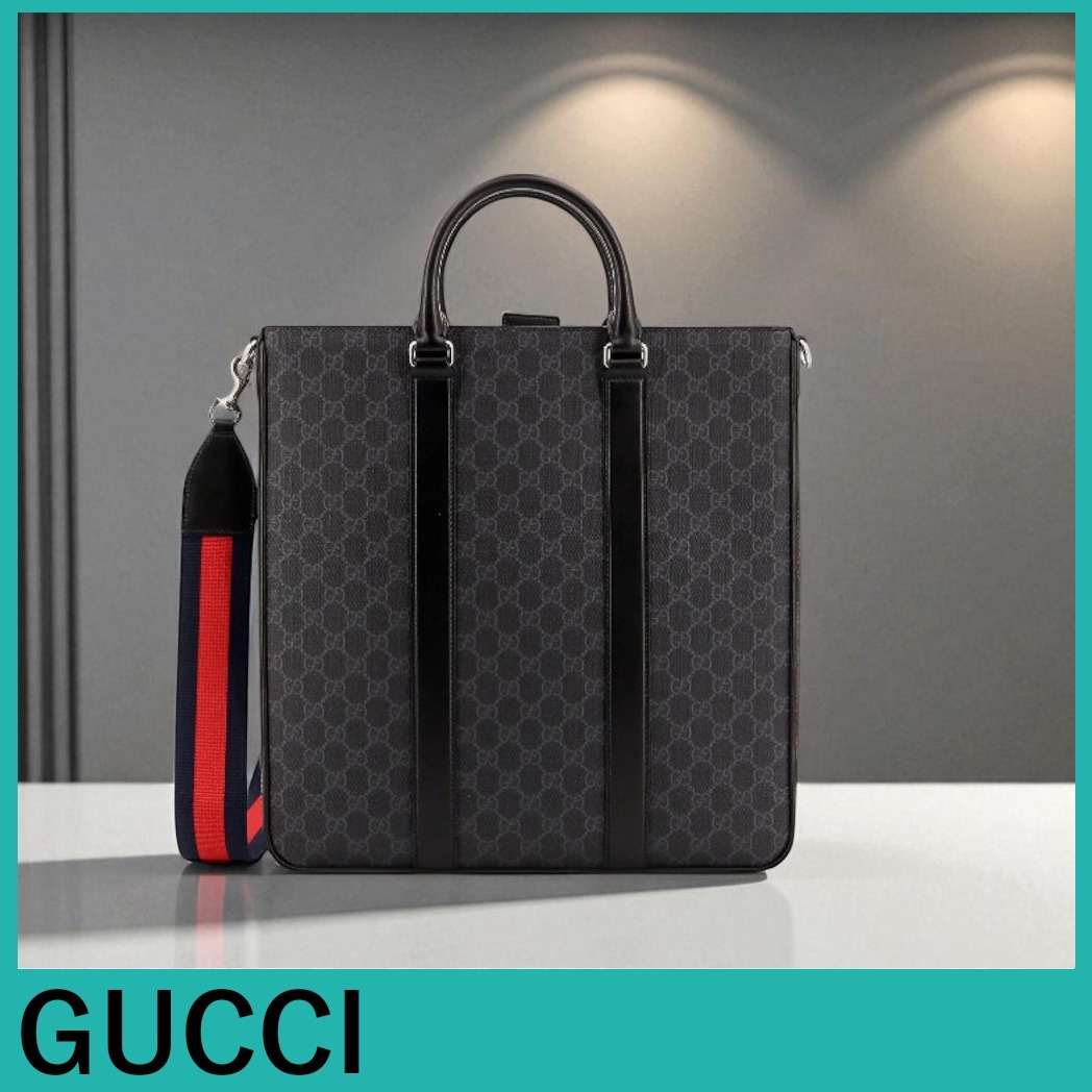 GUCCI★ショルダーストラップ付ショッピングバッグ