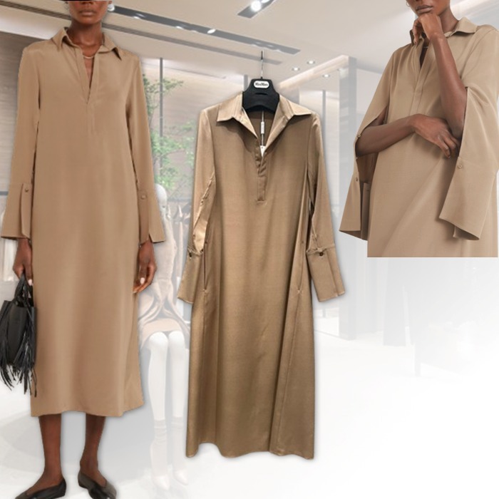 【★日本未入荷★】MAXMARA ☆ ロングカフタンドレス OSSOLA