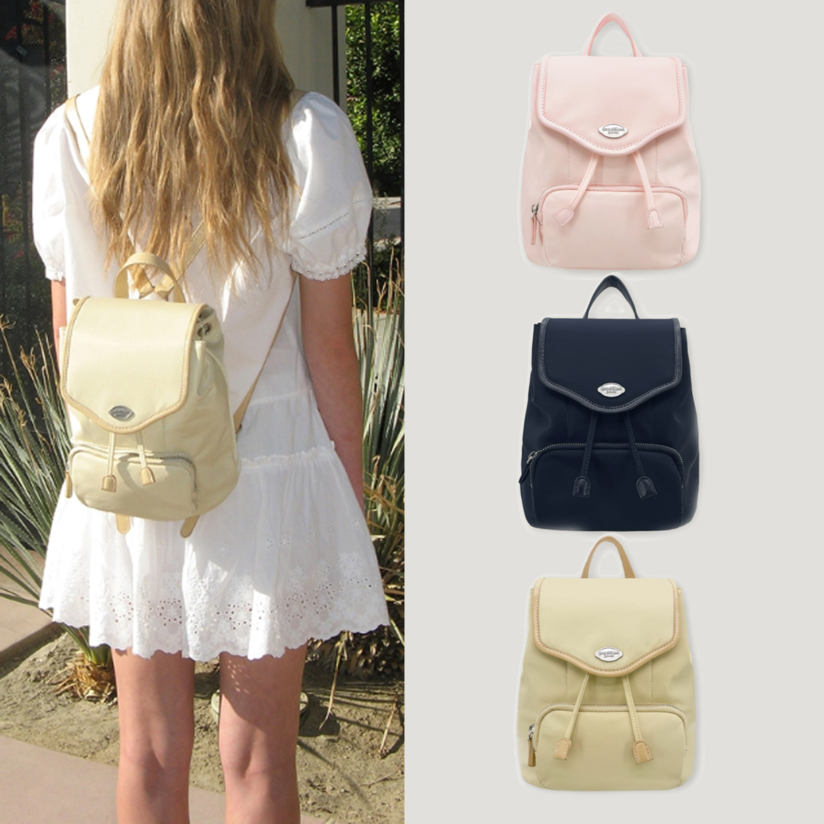 バックパック・リュック SOMEWHERE BUTTER Nylon Fle Backpack 5BKK073
