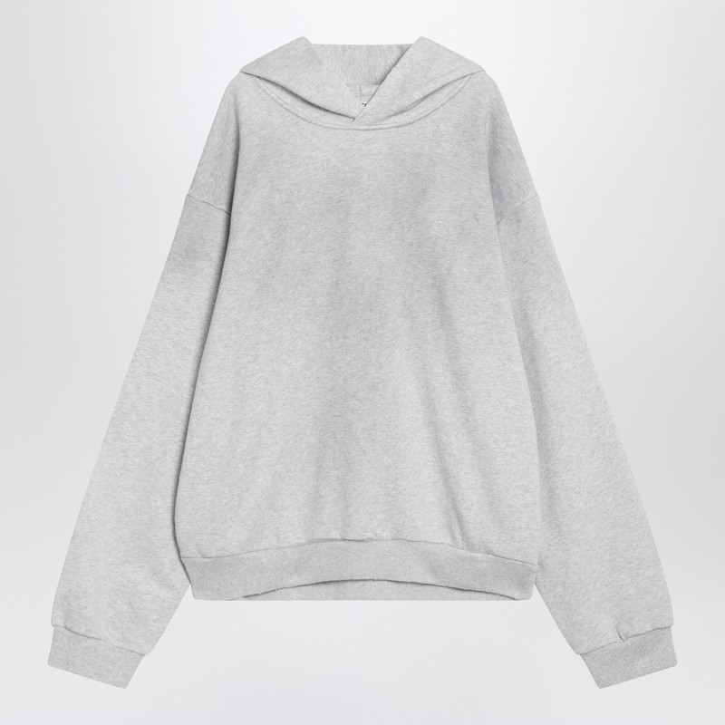【関税&送料込】Acne Studios Pale Grey Melange Hoodie With L