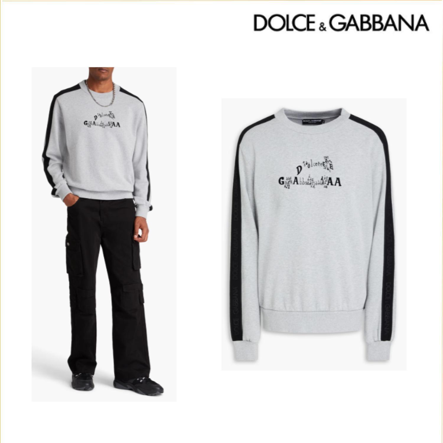 DOLCE&GABBANAフレンチコットンテリー スウェットシャツ