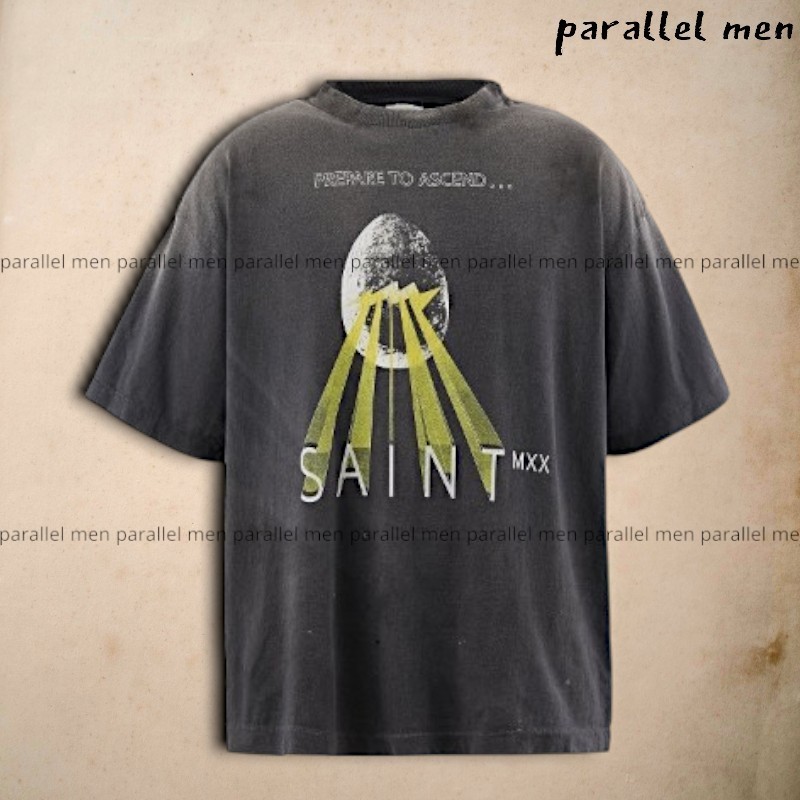 【SAINT MXXXXXX】EGG エッグ 半袖 クルーネック Tシャツ