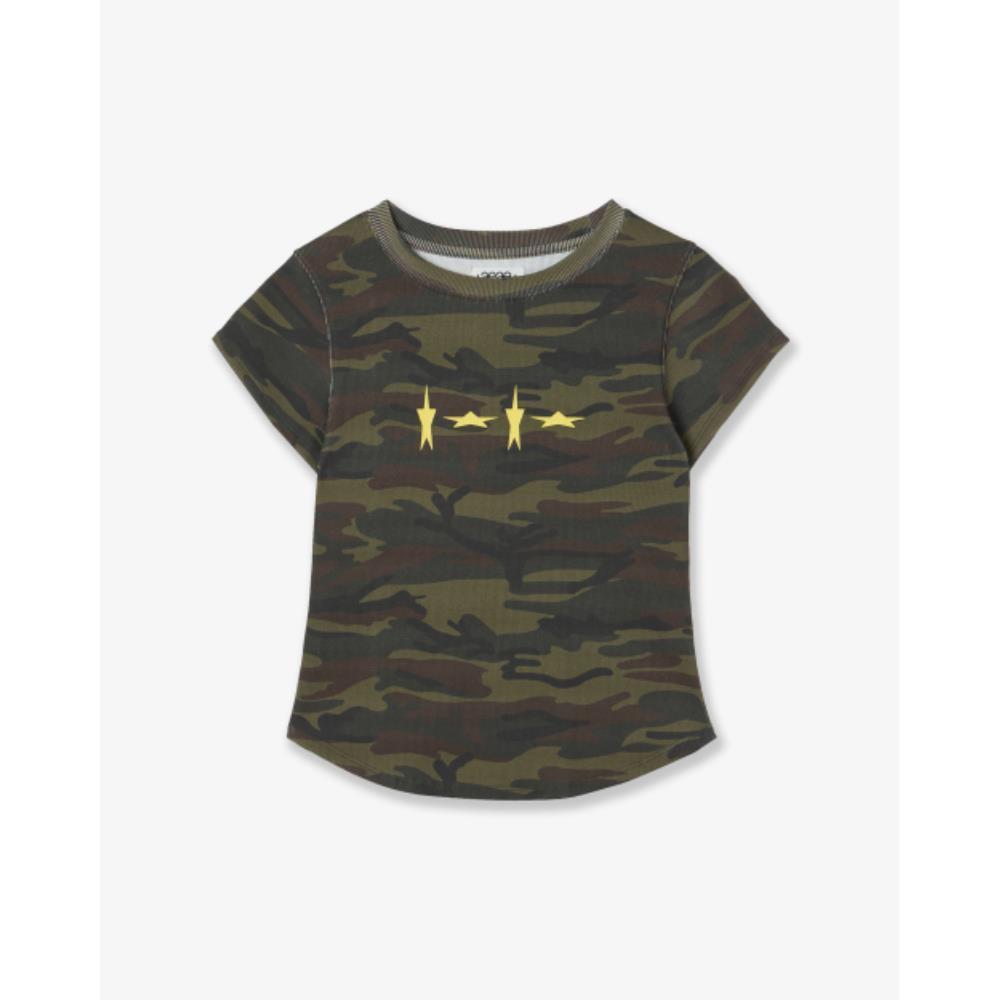 Tシャツ・カットソー AEAE STAR SIGN TEE VINTAGE CAMO AE45SWTS012VTC