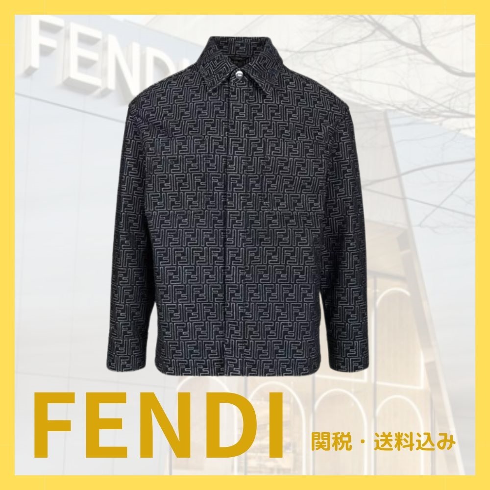 新作☆【FENDI】セレリアのホワイトジーンズジャケット
