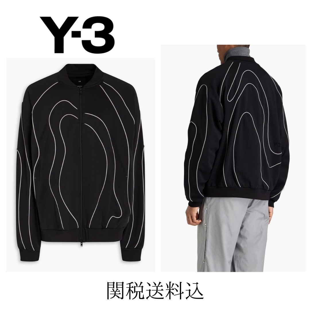 Y-3  ジャージー ジップアップスウェットシャツ  関税送料込