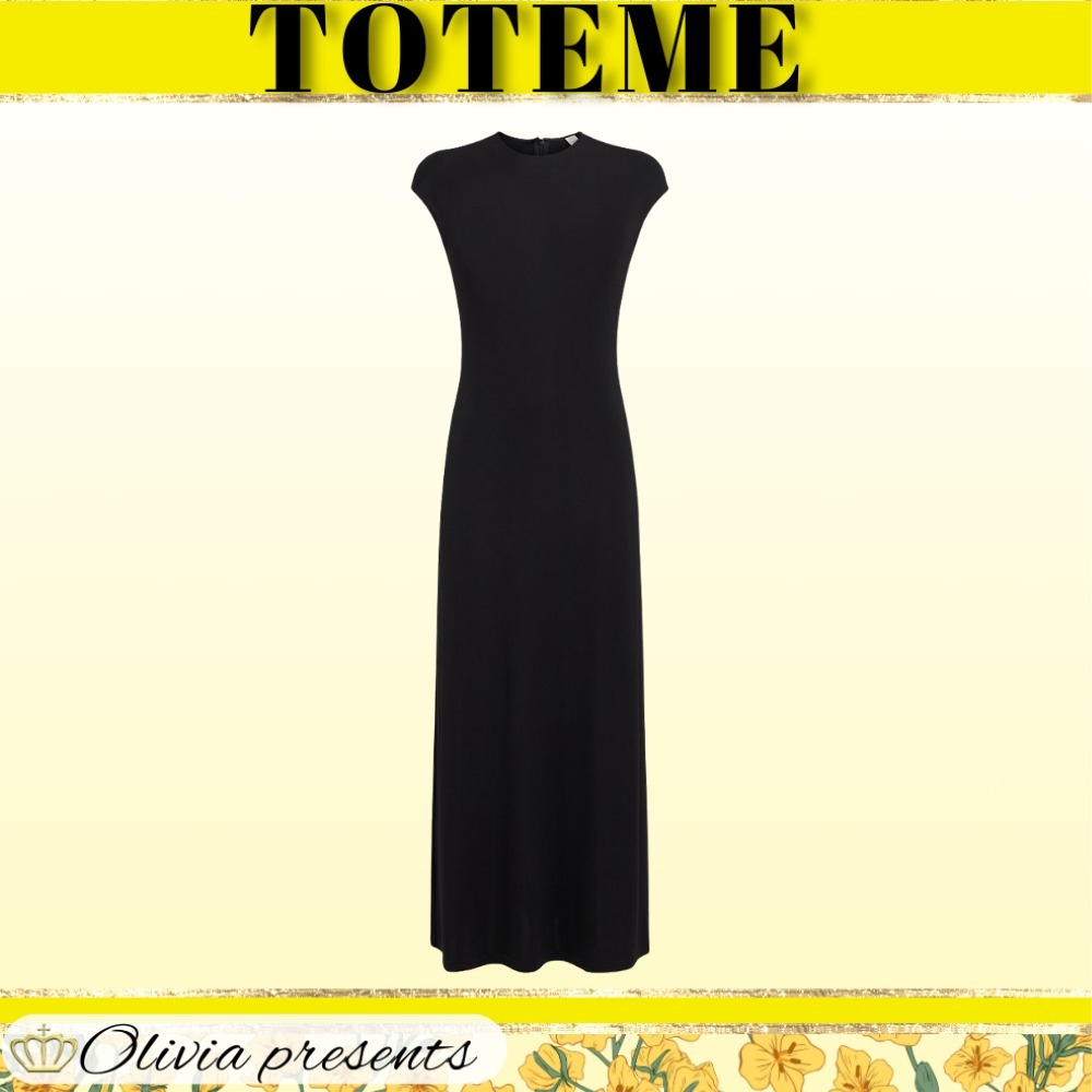 【Toteme】ビスコース混紡のロングドレス
