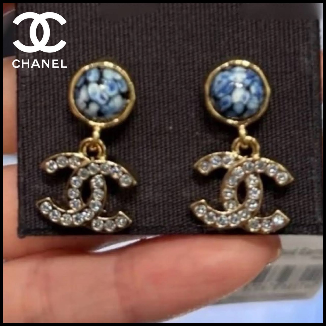 【透き通るような輝き♪】CHANEL ピアス