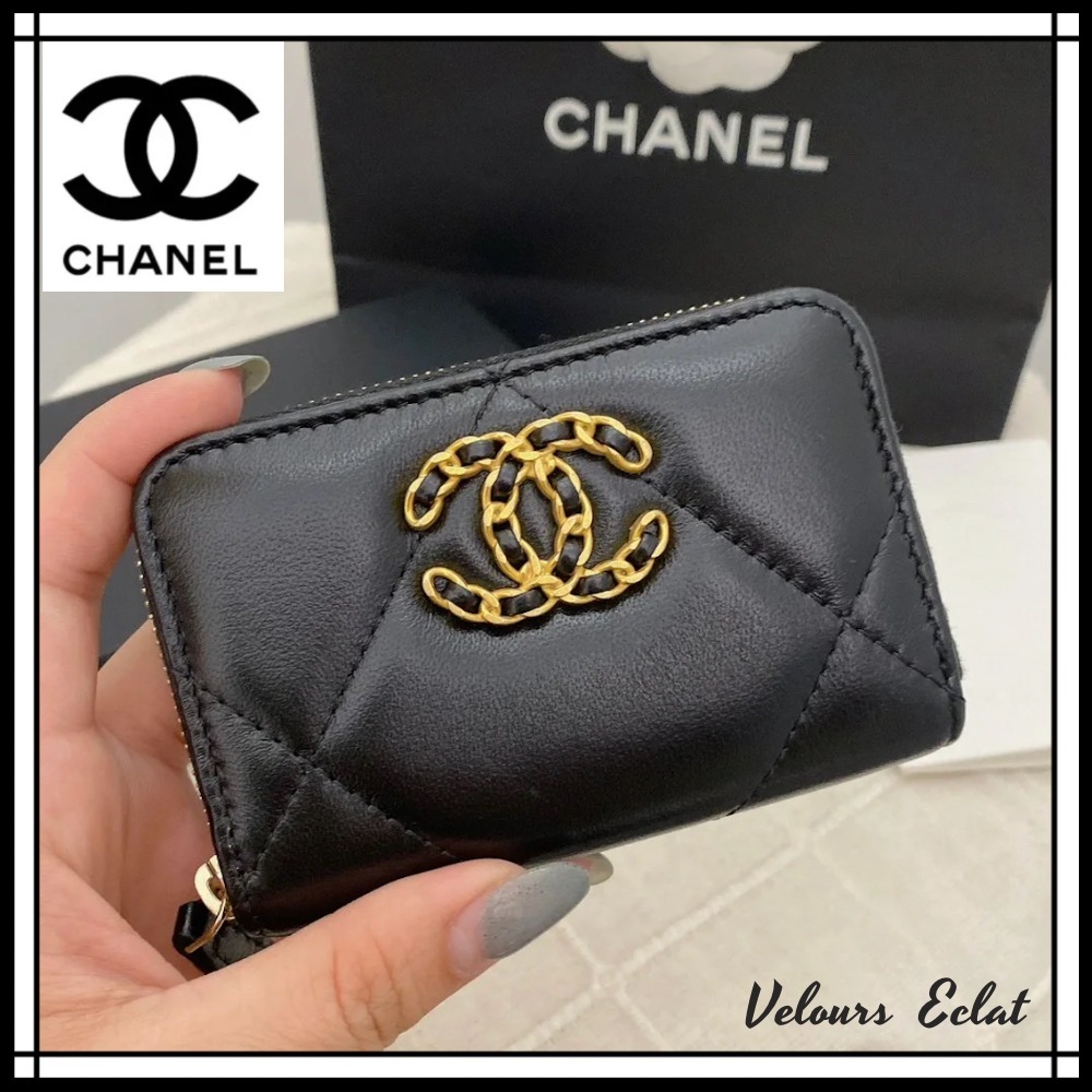 ご褒美に最適！ギフトにも♪【CHANEL】 19コインパース 小銭入れ