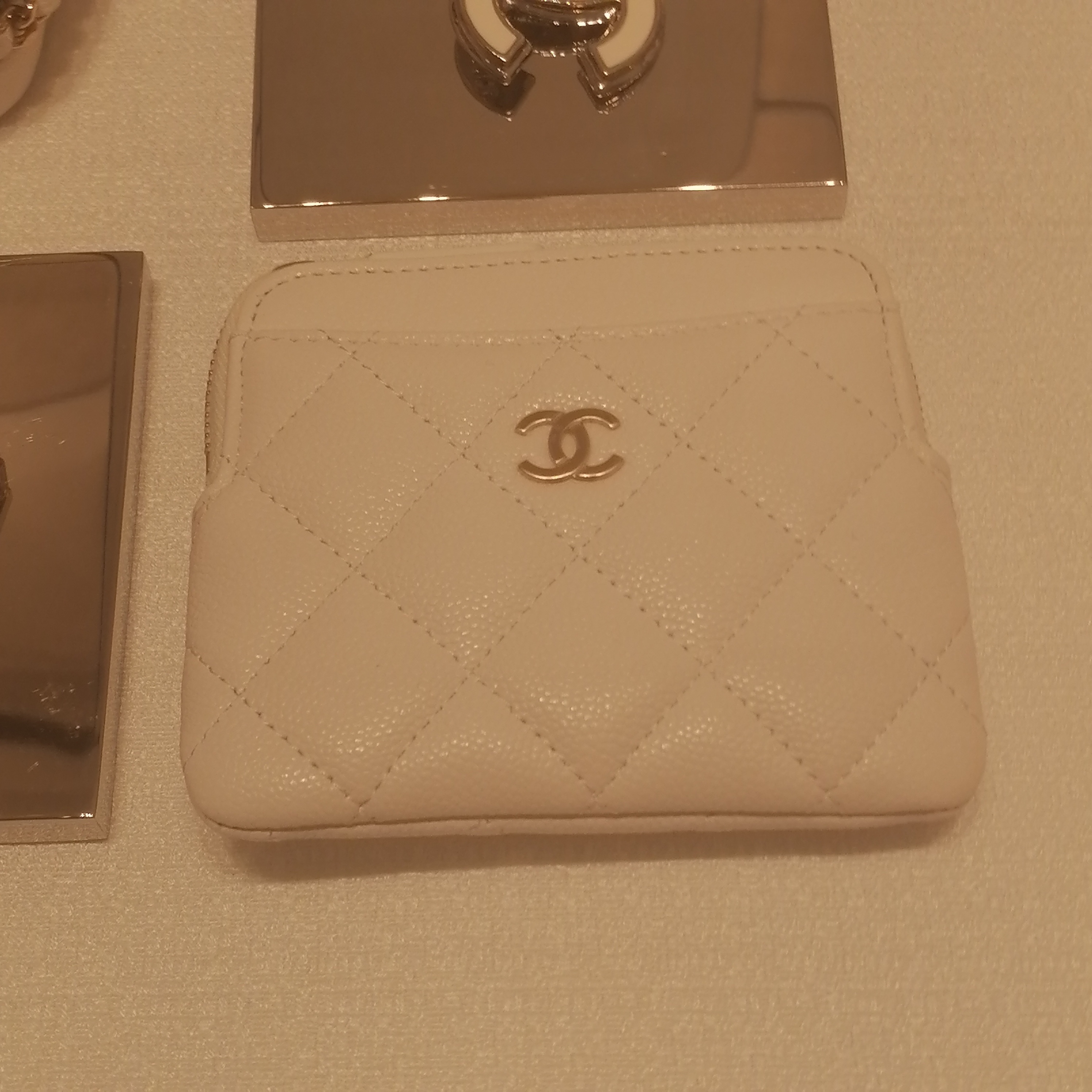 CHANEL シャネル コインケース ホワイト